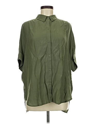 Halogen 3/4 Sleeve Button-Down Shirt (view 1)