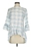 Kay Celine Blue 3/4 Sleeve Blouse Size XS - photo 1