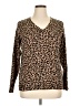 Unbranded Animal Print Brown Pullover Sweater Size XL - photo 1