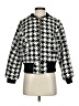 Bishop + Young 100% Polyester Houndstooth Black Jacket Size S - photo 1