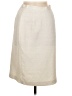 Unbranded 100% Polyester Chevron-herringbone Ivory White Casual Skirt Size 6 - photo 1