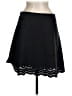 Ann Taylor LOFT Solid Black Casual Skirt Size 6 - photo 2