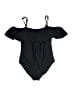 Assorted Brands Solid Black One Piece Swimsuit Size M - photo 1