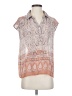Vince Camuto Paisley Orange Short Sleeve Blouse Size S - photo 1