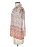 Vince Camuto Paisley Orange Short Sleeve Blouse Size S - photo 5