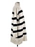 Line & Dot Stripes Ivory Pullover Sweater Size M - photo 4