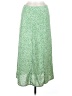 Shein 100% Polyester Print Green Casual Skirt Size 6 - photo 1