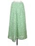 Shein 100% Polyester Print Green Casual Skirt Size 6 - photo 2
