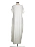 Unbranded Solid Ivory Casual Dress Size M - photo 2