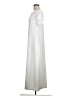Unbranded Solid Ivory Casual Dress Size M - photo 5