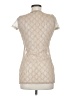 BKE 100% Polyester Ivory Short Sleeve Top Size M - photo 2