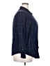 Torrid 100% Rayon Plaid Blue Long Sleeve Button-Down Shirt Size 2X Plus (2) - photo 4