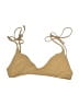 Unbranded Solid Tan Brown Swimsuit Top Size M (estimated) - photo 1