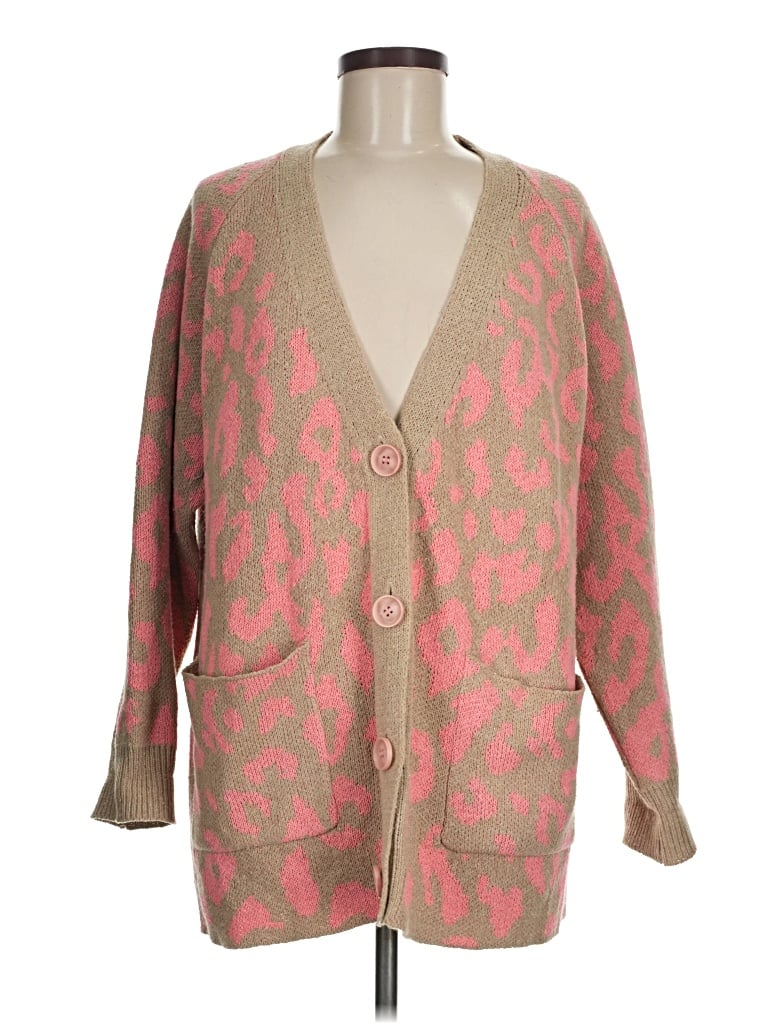 Pre-owned Hudson Gray Cardigan Sweater In Pink
