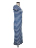 MNG Stripes Blue Casual Dress Size 2 - photo 4