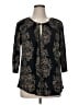 Lucky Brand Black 3/4 Sleeve Blouse Size 1X - photo 1