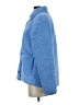 J.Crew 100% Polyester Blue Faux Fur Jacket Size XXS - photo 5