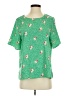 Le Lis 100% Polyester Green Short Sleeve Blouse Size S - photo 1