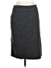 Chaps Solid Gray Casual Skirt Size L - photo 1