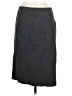 Chaps Solid Gray Casual Skirt Size L - photo 2
