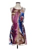 Fab'rik 100% Polyester Print Purple Cocktail Dress Size S - photo 1