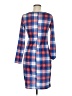Unbranded Plaid Blue Casual Dress Size M - photo 2