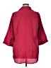 Avenue 100% Polyester Burgundy 3/4 Sleeve Blouse Size 14 - 16 Plus - photo 2