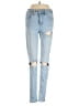 American Eagle Outfitters Hearts Blue Jeans Size 0 Long - photo 1