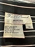 Fred David Stripes Black 3/4 Sleeve Blouse Size 1X - photo 7