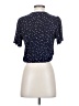 ASTR The Label 100% Polyester Polka Dots Blue Short Sleeve Blouse Size XS - photo 2
