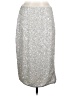 Saylor 100% Polyester Silver Formal Skirt Size L - photo 1
