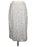 Saylor 100% Polyester Silver Formal Skirt Size L - photo 2