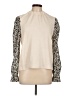 THML Animal Print Ivory Turtleneck Sweater Size M - photo 1