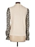 THML Animal Print Ivory Turtleneck Sweater Size M - photo 2