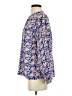 Unbranded 100% Polyester Paisley Blue Long Sleeve Blouse Size S - photo 5