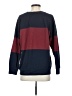 Velvet Heart Color Block Burgundy Pullover Sweater Size XS - photo 2