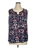 Rue Juju Blue Sleeveless Blouse Size 1X - photo 1