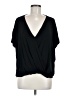 Towne Black Short Sleeve Top Size M - photo 1