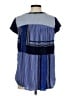 One September Blue Short Sleeve Top Size M - photo 2