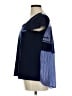 One September Blue Short Sleeve Top Size M - photo 5