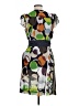 Moulinette Soeurs 100% Polyester Print Gray Cocktail Dress Size 10 - photo 2
