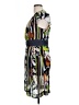 Moulinette Soeurs 100% Polyester Print Gray Cocktail Dress Size 10 - photo 5