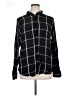 Stylus 100% Rayon Plaid Black Long Sleeve Button-Down Shirt Size XL - photo 1