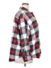 Old Navy 100% Cotton Plaid Red Long Sleeve Button-Down Shirt Size XXL - photo 4