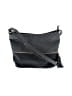 Unbranded 100% Polyurethane Solid Black Gray Leather Shoulder Bag One size - photo 1