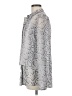 Elie Tahari 100% Polyester Animal Print Silver Long Sleeve Blouse Size M - photo 5