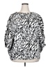 bryn WALKER 100% Linen Silver 3/4 Sleeve Blouse Size XS - photo 1