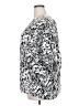 bryn WALKER 100% Linen Silver 3/4 Sleeve Blouse Size XS - photo 5