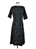 Lands' End Paisley Black Casual Dress Size M - photo 2