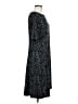 Lands' End Paisley Black Casual Dress Size M - photo 4